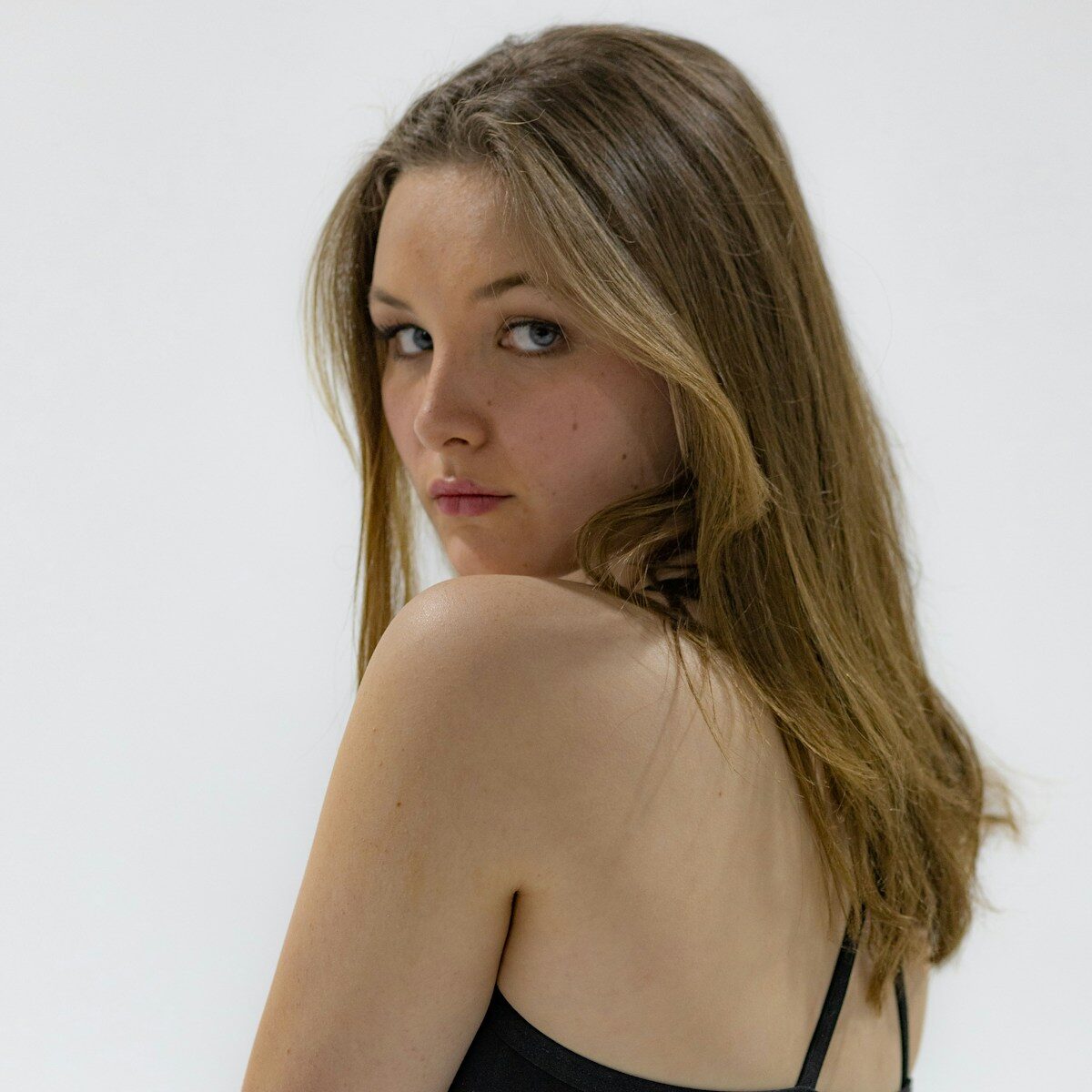 Photo by Rebecca Chandler a woman with long hair
